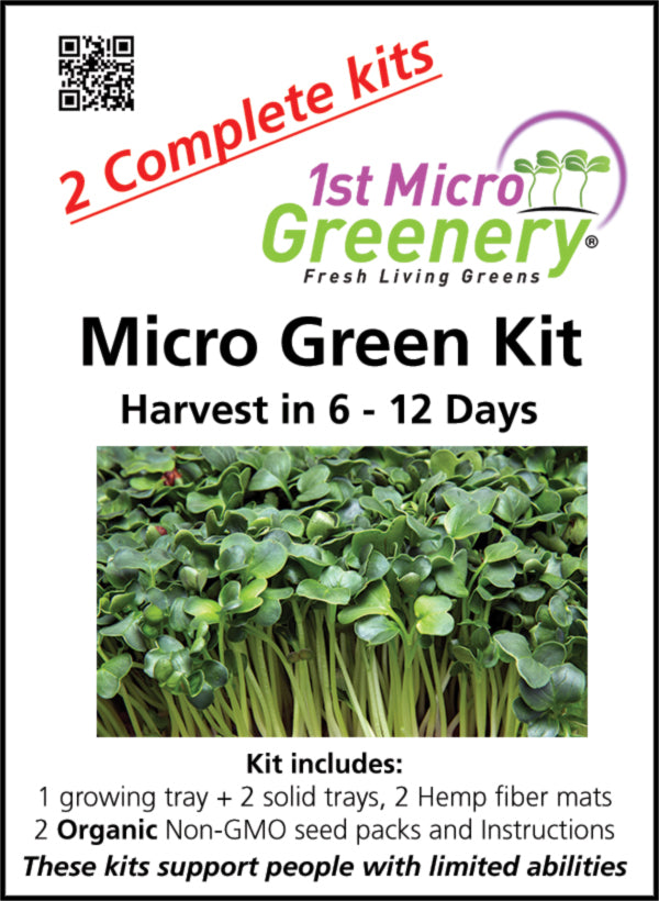 Organic DIY micro green kit